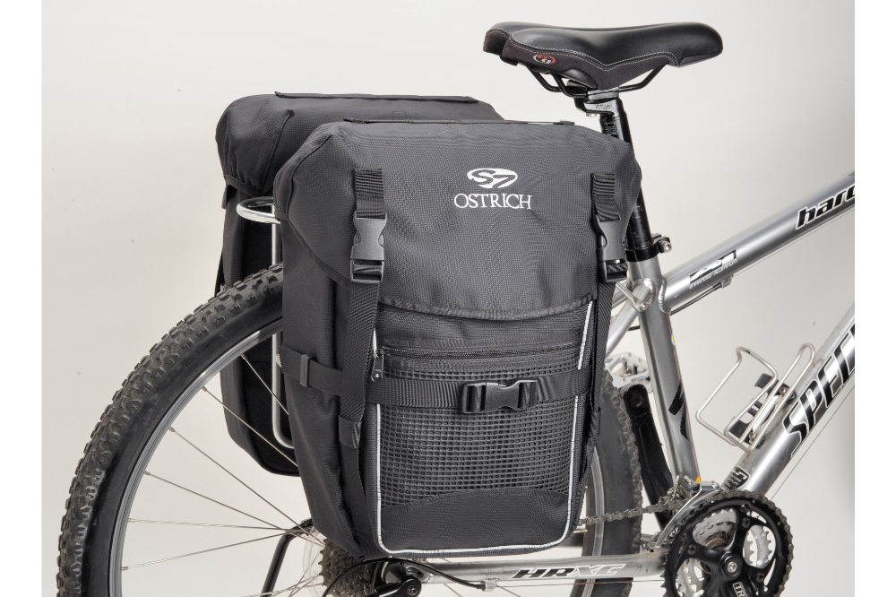 OSTRICH 【新品】オーストリッチ　自転車用バッグ（スモールパニア）グレー